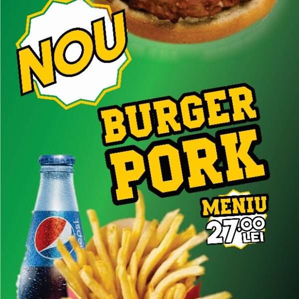 Meniu Burger Pork